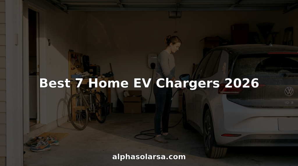 Person charging EV in home garage setting