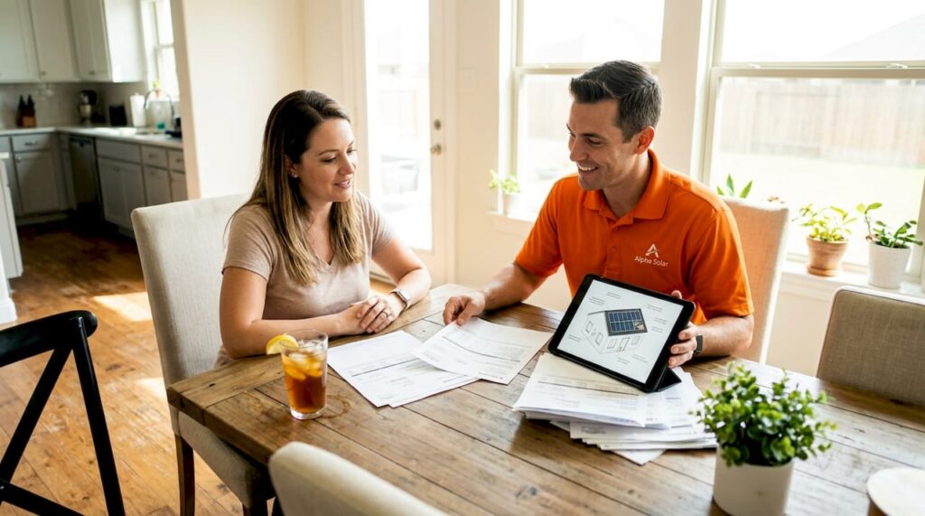 Homeowner and consultant review solar info