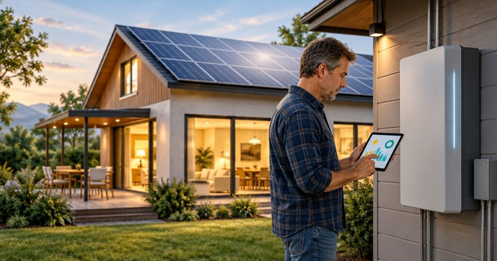Can solar battery backup recharge during a grid outage?