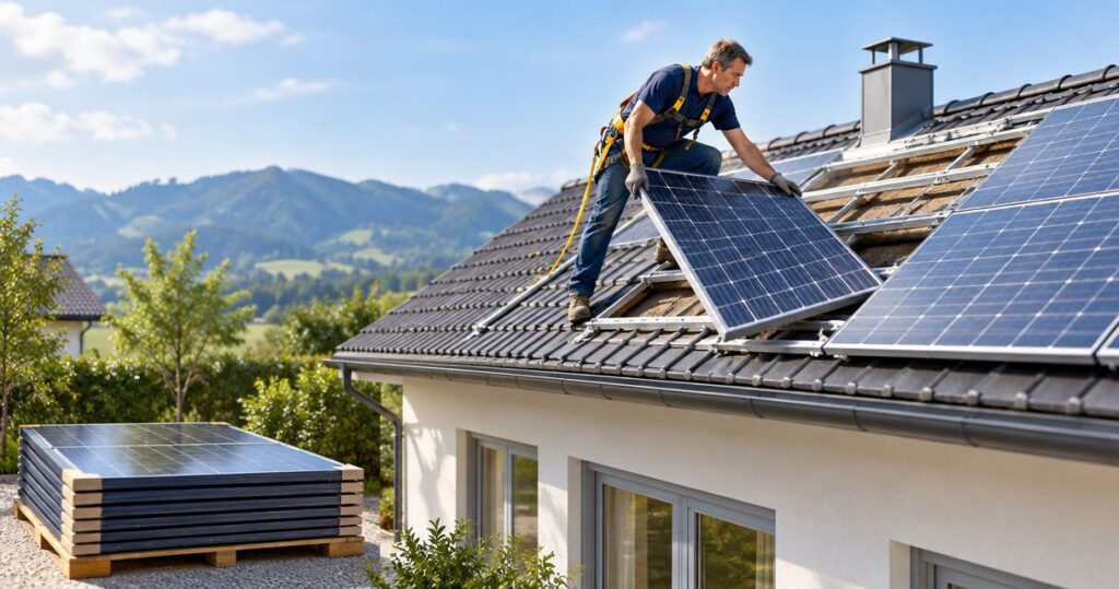 Solar panel removal and reinstallation: storing panels safely