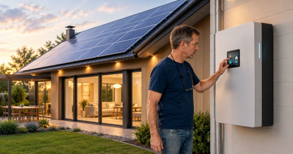Tesla Powerwall installation with an existing solar system
